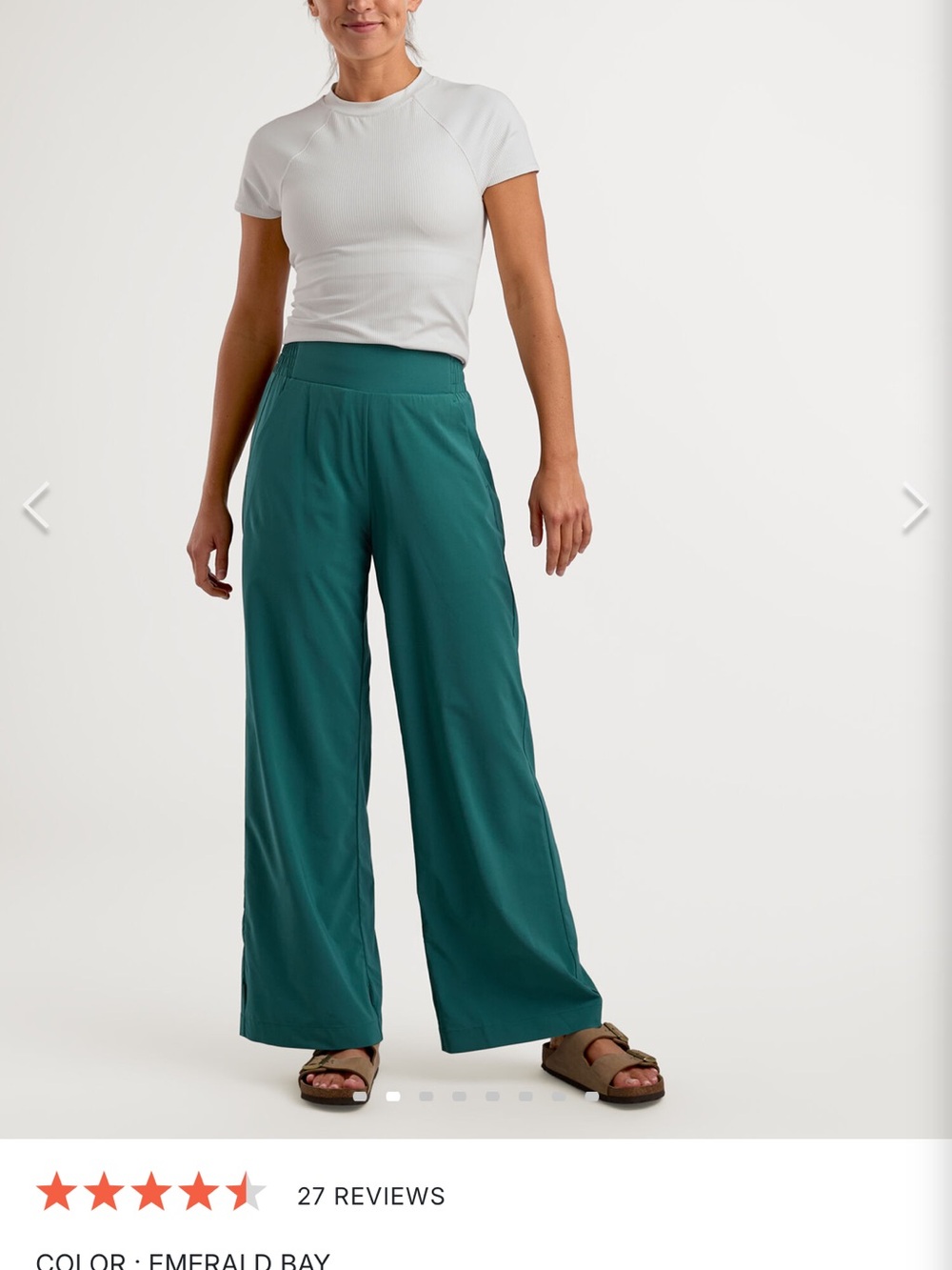 Title Nine Wideleg Getaway Pants with cinch lock XS
